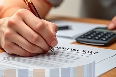 Confident loan approval and financial planning.