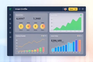 Investment dashboard showing SCHD ETF's quarterly payouts and growth.