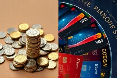 Symbolic comparison of past savings strategy with future credit card benefits.