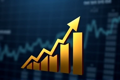 Financial growth and stability with upward trend.