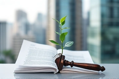 Symbolic image of contract repair and financial recovery