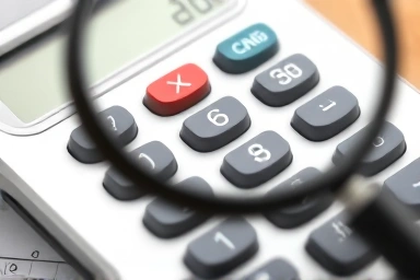 Magnifying glass over incorrect housing application scores