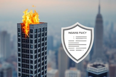 Insurance protecting commercial properties from fire damage