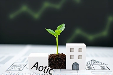 Real estate investment growth metaphor