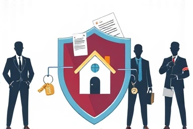 Legal document shield protecting a house from financial risks.