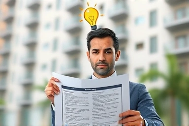 Person finding solution for invalid real estate subscription account
