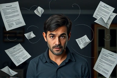 Anxious tenant facing financial uncertainty over a returned deposit.