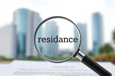 Real estate contract with focus on residency