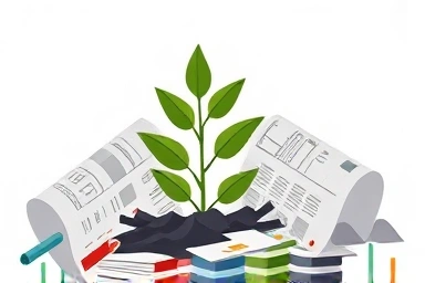 Growing plant, financial documents, blueprints, land investment growth, hidden costs