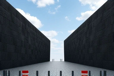 Overcoming obstacles for building permit on landlocked property.