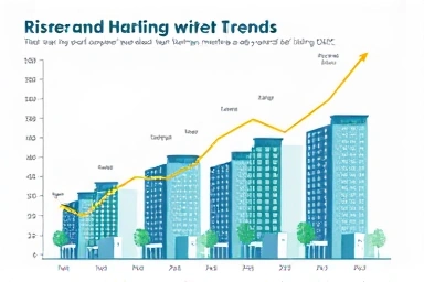 Infographic of Korean real estate market trends