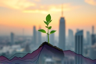 Real estate growth, financial risk management, urban development symbolism