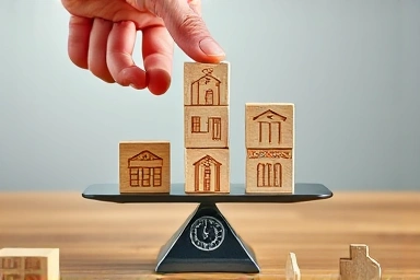 Financial balance, real estate investment planning, construction stability