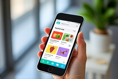 Close-up of a smartphone screen showing a user-friendly health app interface.