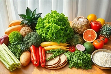 Healthy foods for lowering cholesterol and improving heart health.