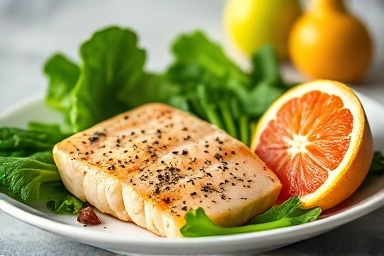 Healthy Denmark diet meal composition