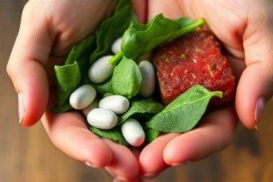Iron-rich foods and supplements for anemia