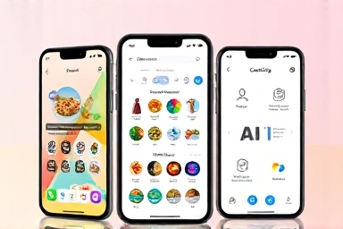 Comparison of three popular diet tracking apps on smartphones.