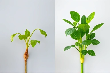 Contrast of hair loss vs. regrowth from diet