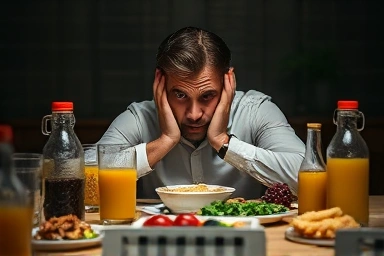 Diet vs social life conflict, stress, balanced strategy.