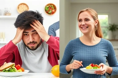 Transforming diet stress into healthy habits