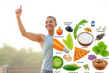 Healthy lifestyle and natural ingredients for weight loss.