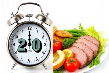 HIIT workout time efficiency and healthy diet pairing
