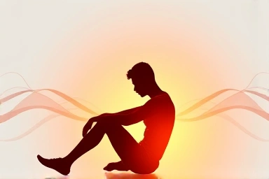 Symbolic representation of the afterburn effect after exercise.