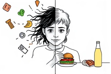 Food cravings vs. balanced eating, hormonal balance