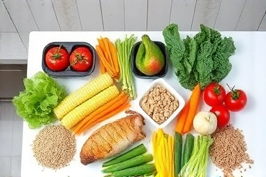 Healthy diet food for weight management after surgery.