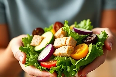 Fresh ingredients for a balanced macro diet