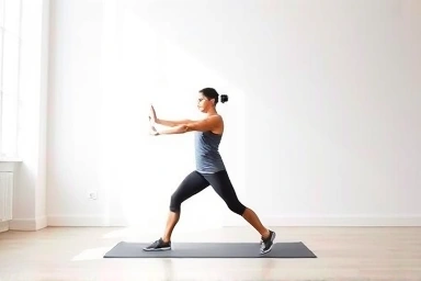 Person doing effective workout for quick weight loss