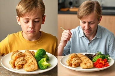 Boredom vs. enjoyment in diverse vs. repetitive diets.