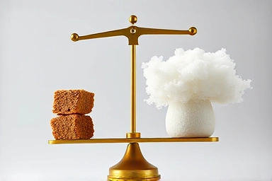 Scale balancing muscle mass and body fat imbalance