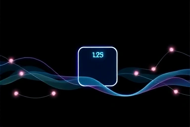 Abstract visualization of health data from a smart scale.