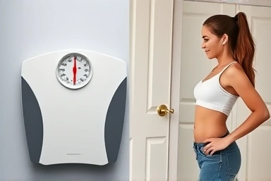Comparing scale weight vs. actual body shape changes.