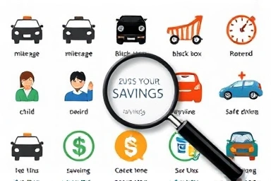 Car insurance discount icons and savings