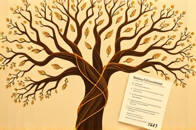 Generational wealth transfer and tax planning illustration.