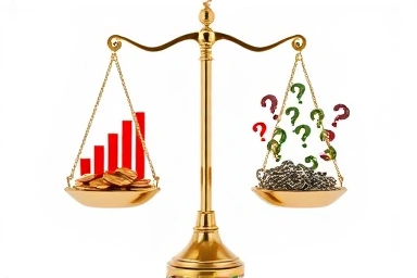 Balanced scale showing tax savings versus potential risks of joint property ownership.