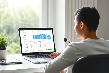 Organized credit card points dashboard on a laptop screen.