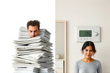 Worrying bills vs. calm home, heating cost control