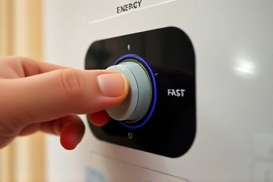 Hand adjusting boiler to save heating costs