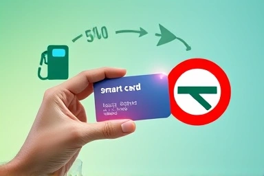 Smart card for saving money on car expenses