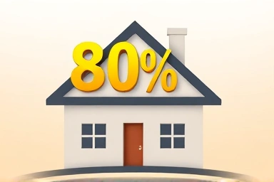 Symbolic house with 80% tax deduction