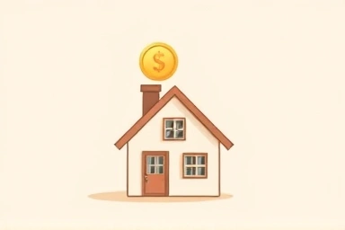 House with overflowing coins, symbolizing tax savings