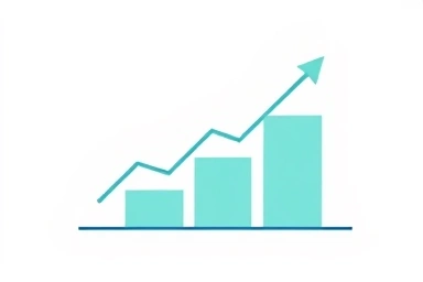 Financial growth and savings graphic