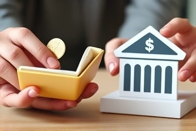 Strategic financial planning: Depositing into savings and digital platforms.