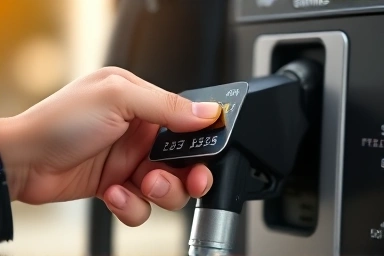Saving money on gas with a credit card.