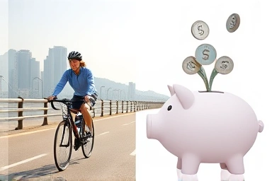 Seoul bike commuting saving money and gaining health