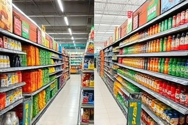 Contrast between impulse buying and organized, list-based grocery shopping.